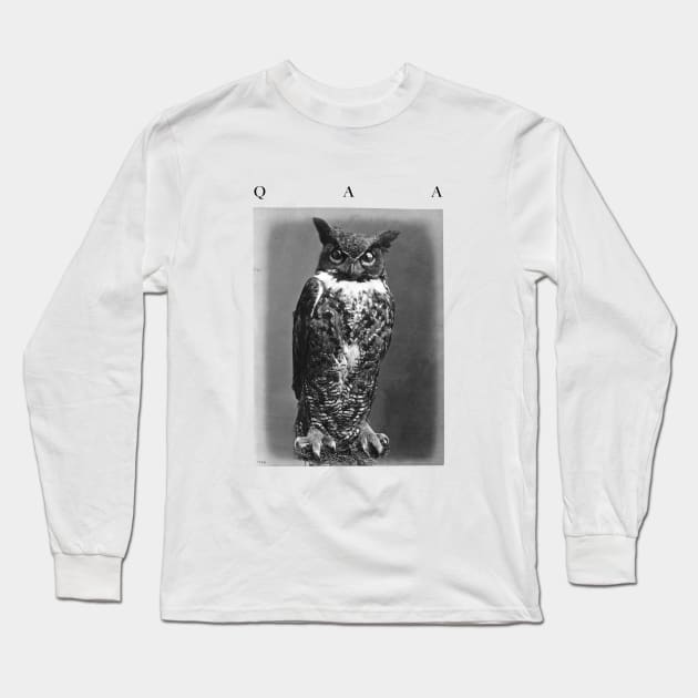 QAA Moloch the Owl Long Sleeve T-Shirt by QAnon Anonymous